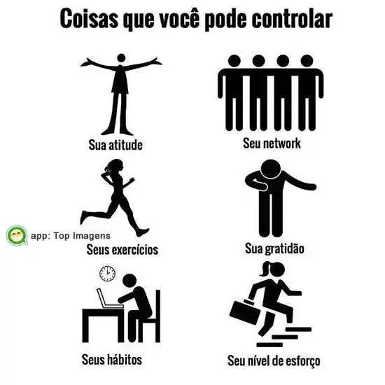 Você pode controlar