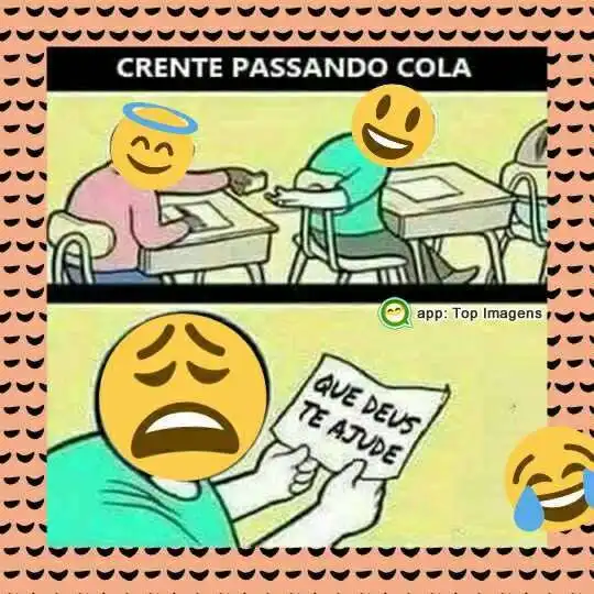 Passando cola