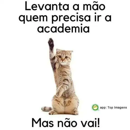 Precisando ir a academia