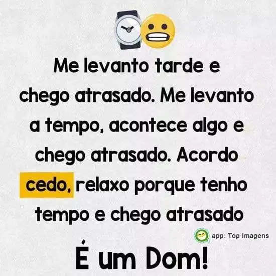Sempre atraso