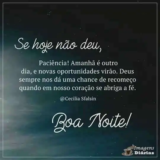 Boa noite