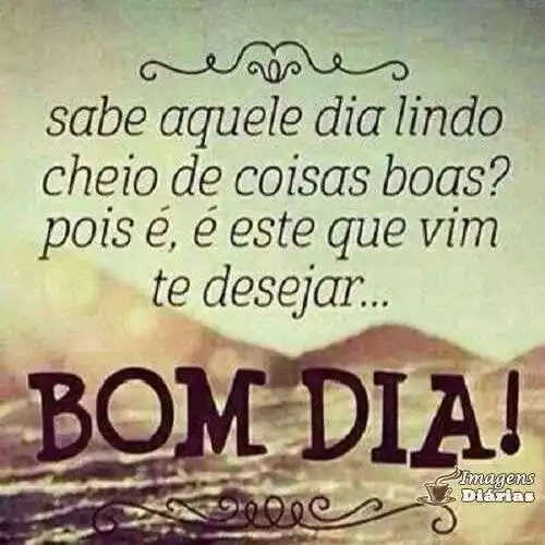 Bom dia