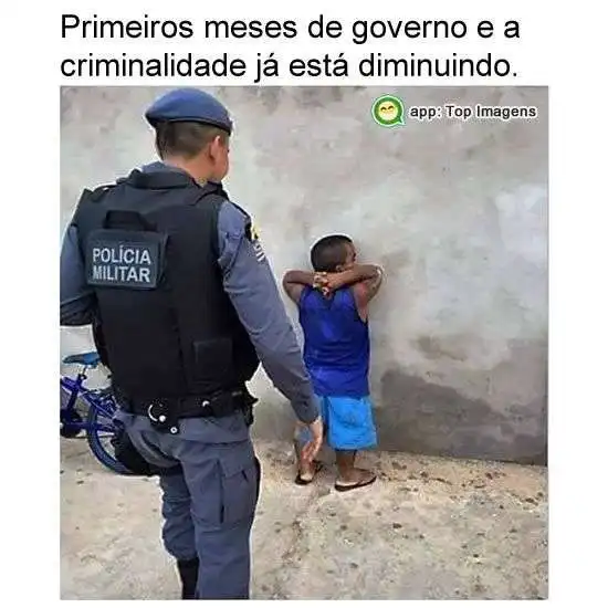 Criminalidade diminuindo