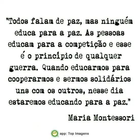 Educar para a paz