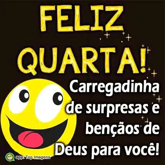 Feliz quarta-feira