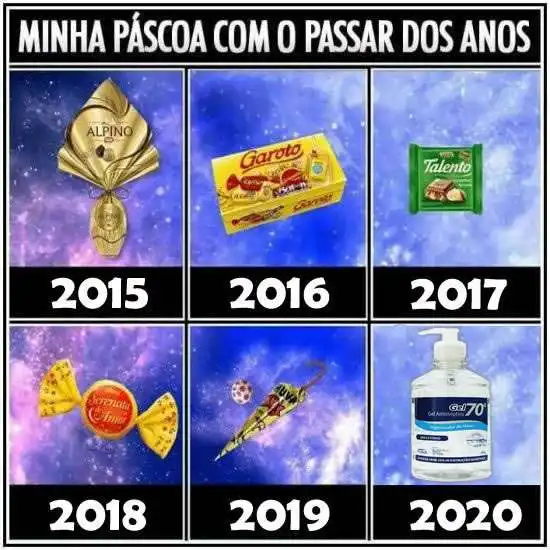Minha Páscoa nesses anos