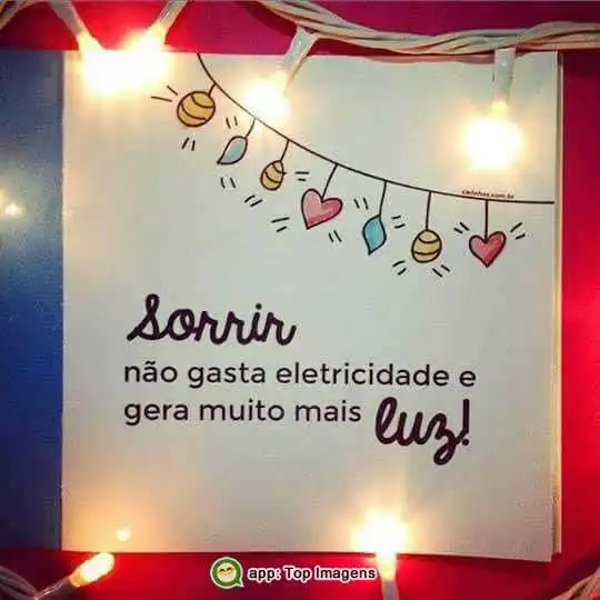 Sorrir gera luz