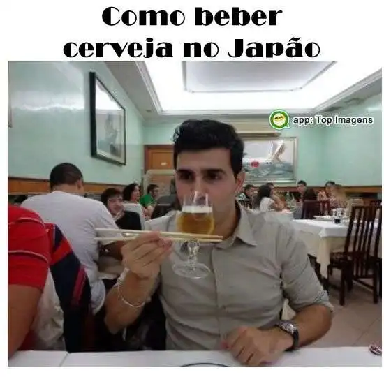 Beber cerveja no Japão