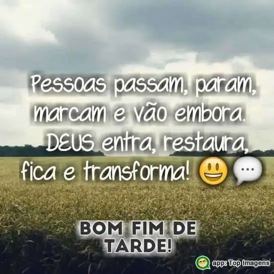 Bom fim de tarde