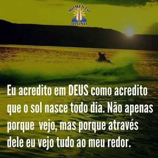 Eu acredito em Deus - Imagens Diárias - 17231 Eu acredito em Deus - Imagens Diárias - 17231