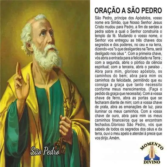 Oração à São Pedro