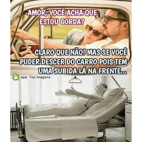 Você acha que estou gorda