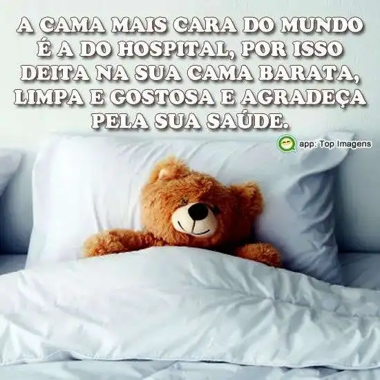 Agradeça pela sua saúde