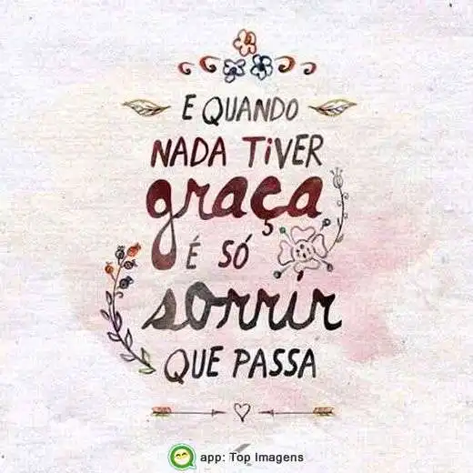 É só sorrir