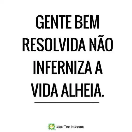 Gente bem resolvida
