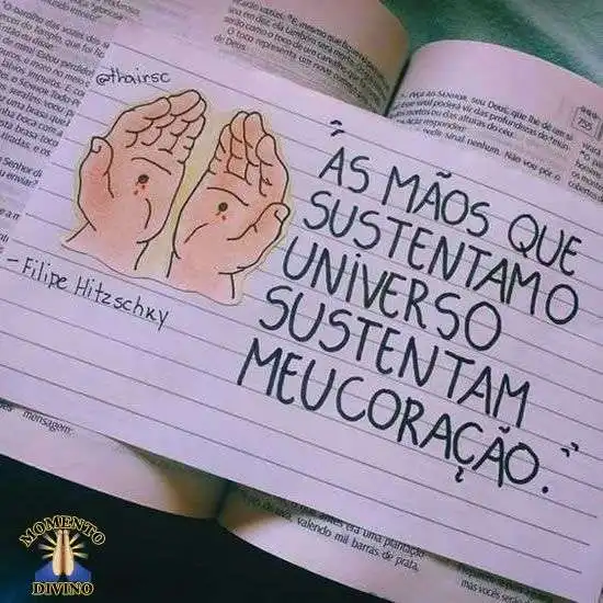Mãos que sustentam