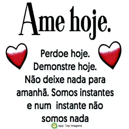 Não deixe para amanhã