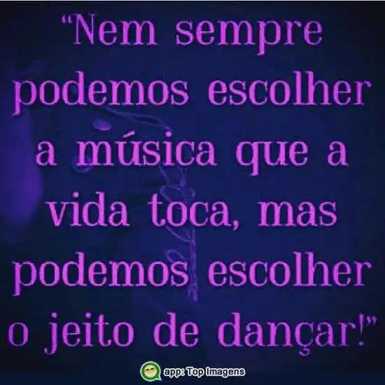 Nem sempre podemos escolher