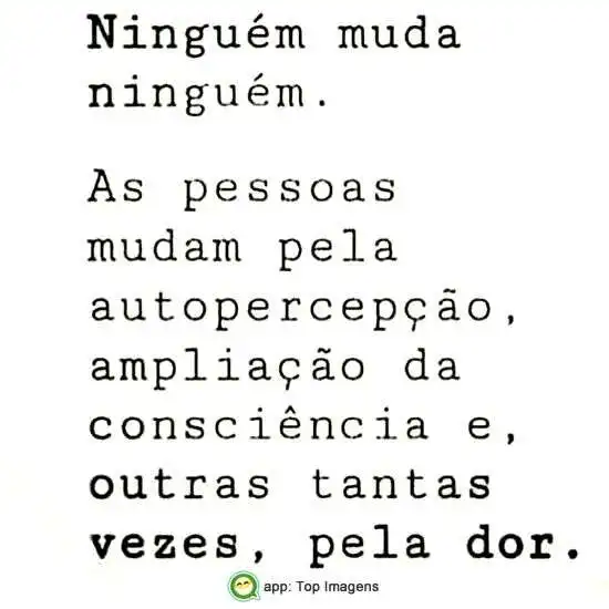 Ninguém muda