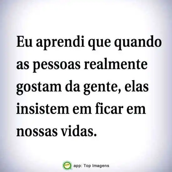 Pessoas que gostam da gente