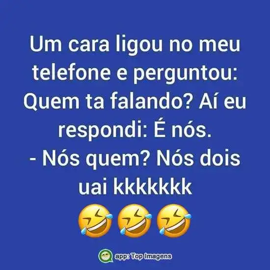 Quem tá falando?