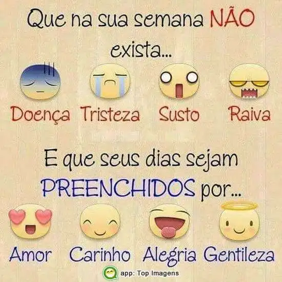 Tenha uma ótima semana