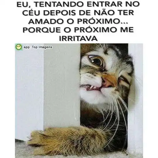 Tentando entrar no céu