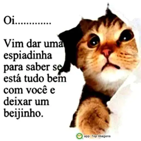 Tudo bem com você?