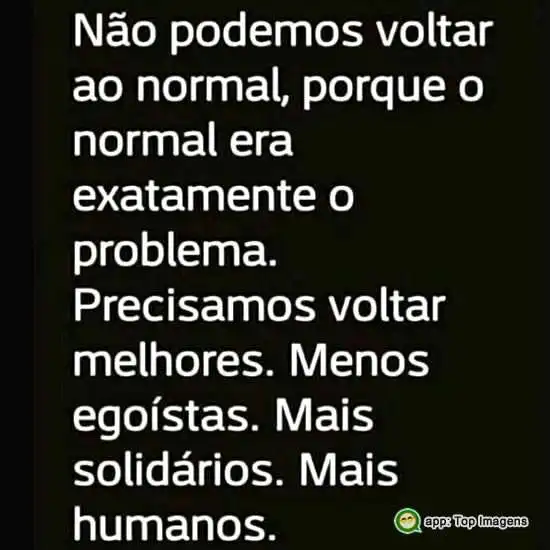 Voltar ao normal