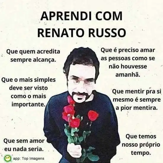 Aprendi com Renato Russo