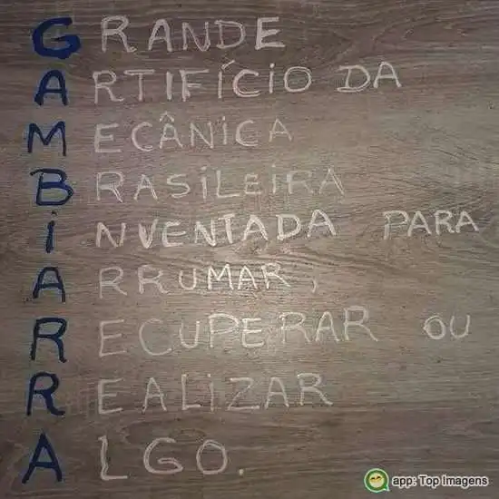 Definição de gambiarra