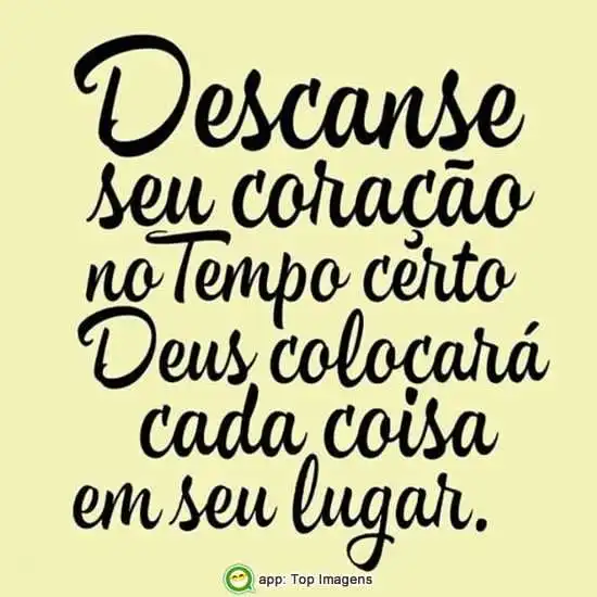 Descanse seu coração