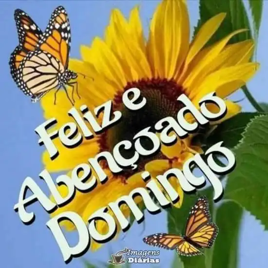 Feliz e abençoado domingo