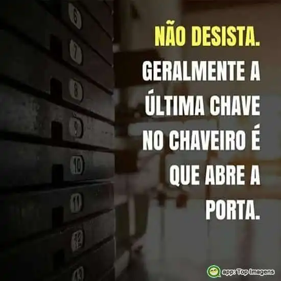 Não desista