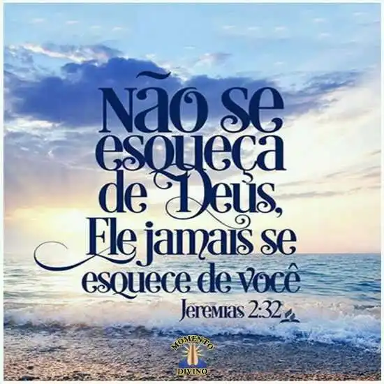 Não se esqueça de Deus