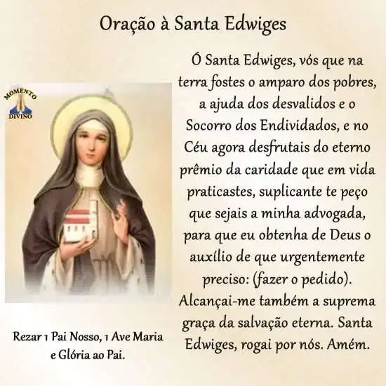 Oração à Santa Edwiges