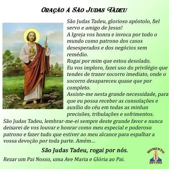Oração à São Judas Tadeu