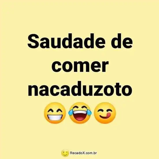 Saudade de comer