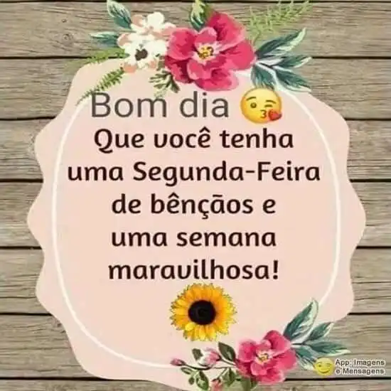 Segunda-feira de bênçãos