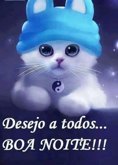 Desejo a todos boa noite
