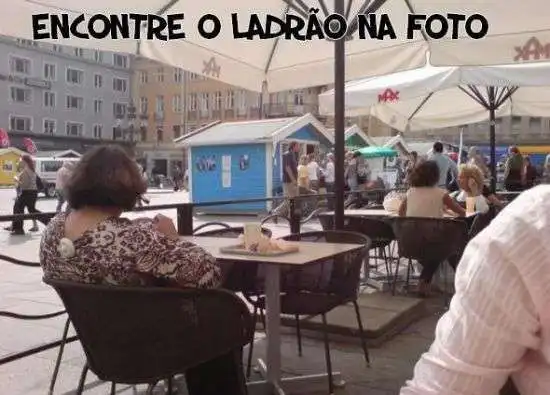 Encontre o ladrão na foto