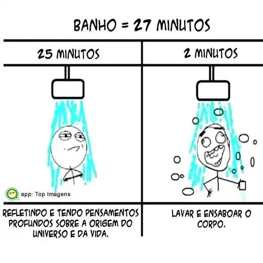 Tomando banho