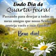 Lindo dia de quarta-feira