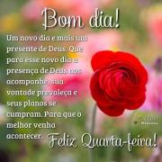 Bom dia quarta-feira