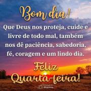 Bom dia quarta-feira