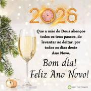 Bom dia de Ano Novo