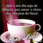 Bom dia abençoado